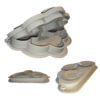 Chipi Nature -10pc Set - (1) Sun Bowl, (2) Cloud Plates, (1) 3-in-1 Rain Drop, (2) Bibs, (2) Tethers